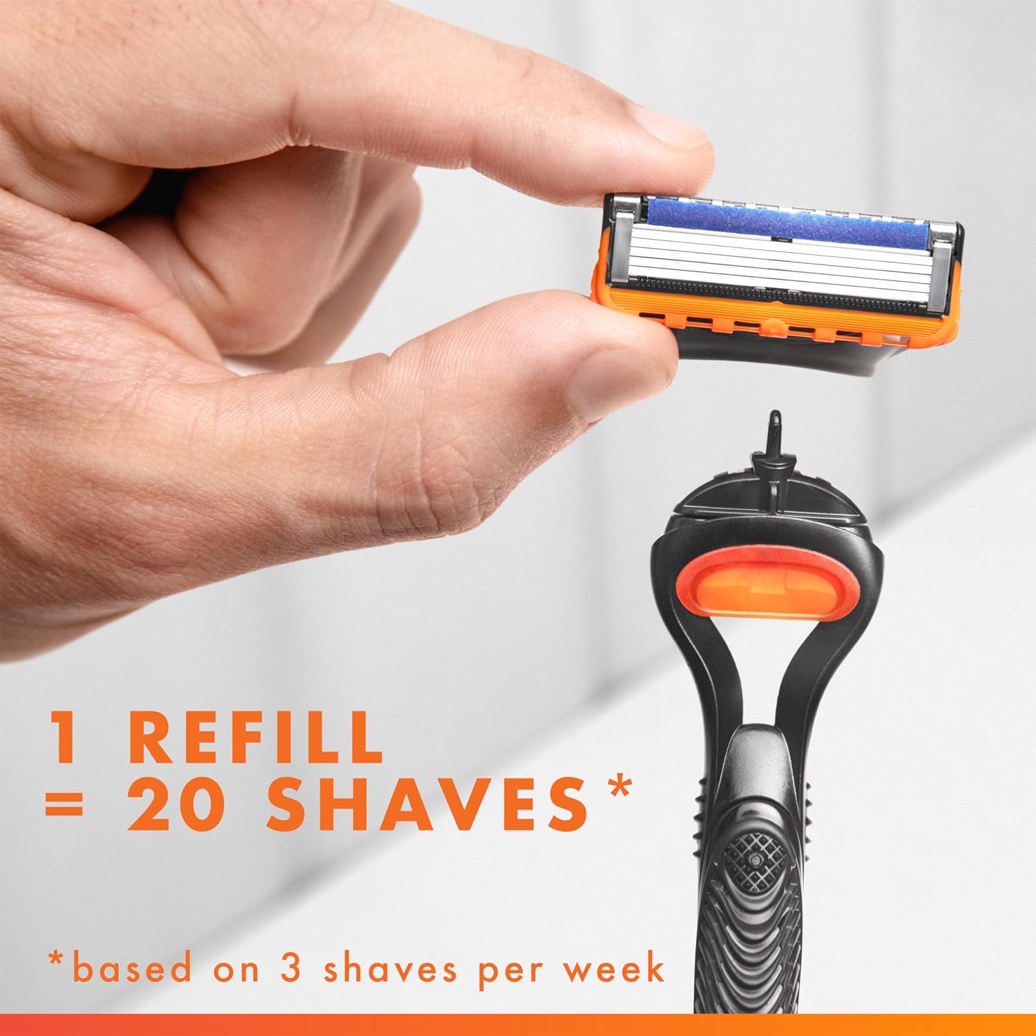 Gillette Fusion5 Maquinilla de afeitar para hombre, mango + 2 repue...