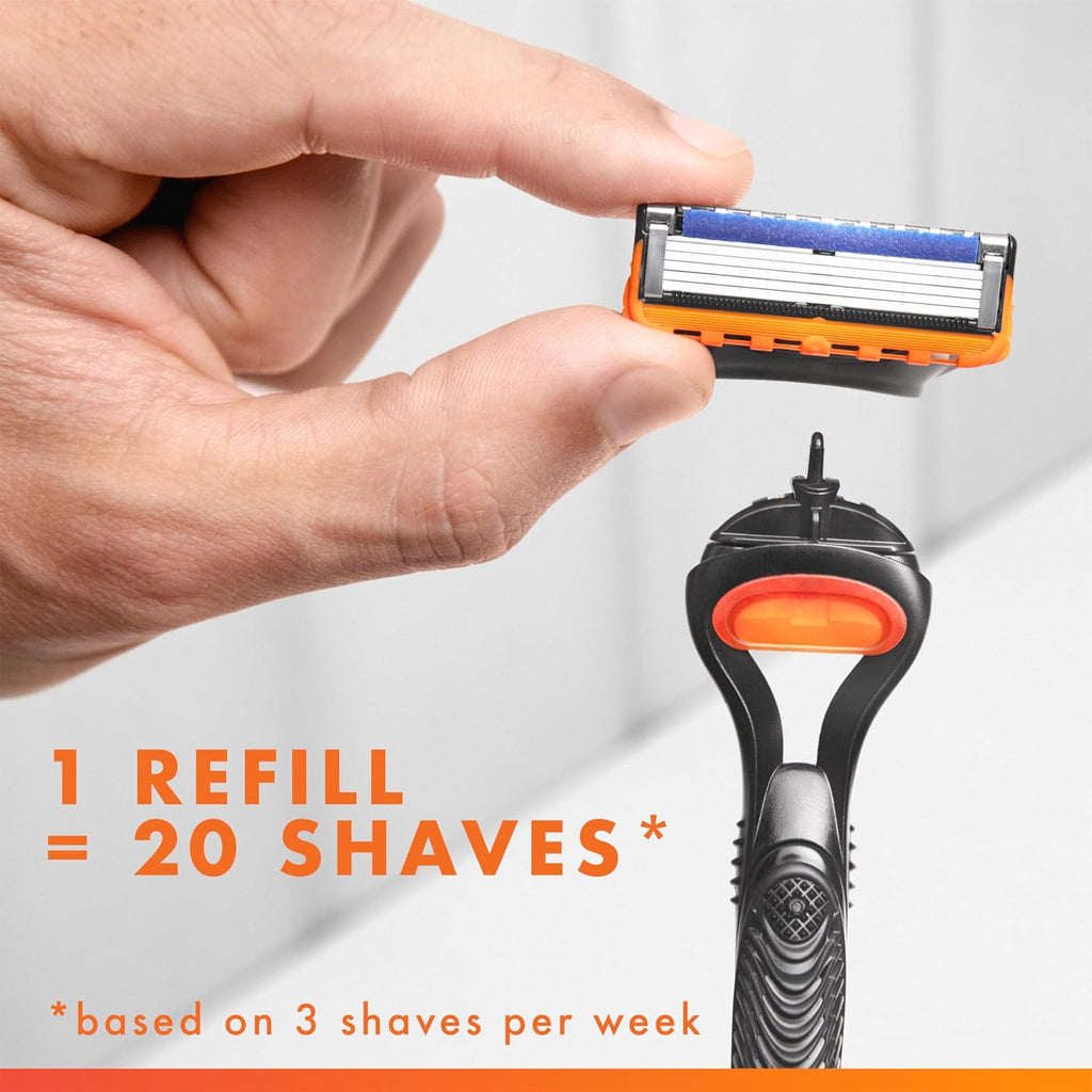 Gillette Fusion5 - Maquinilla de afeitar para hombres, 5 hojas, 1 m...
