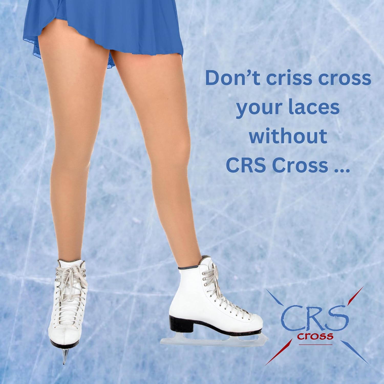CRS Cross Medias de patinaje sobre hielo. 2 pares de medias de pati...