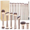 MAANGE 20 piezas de brochas de maquillaje con caja de regalo, broch...