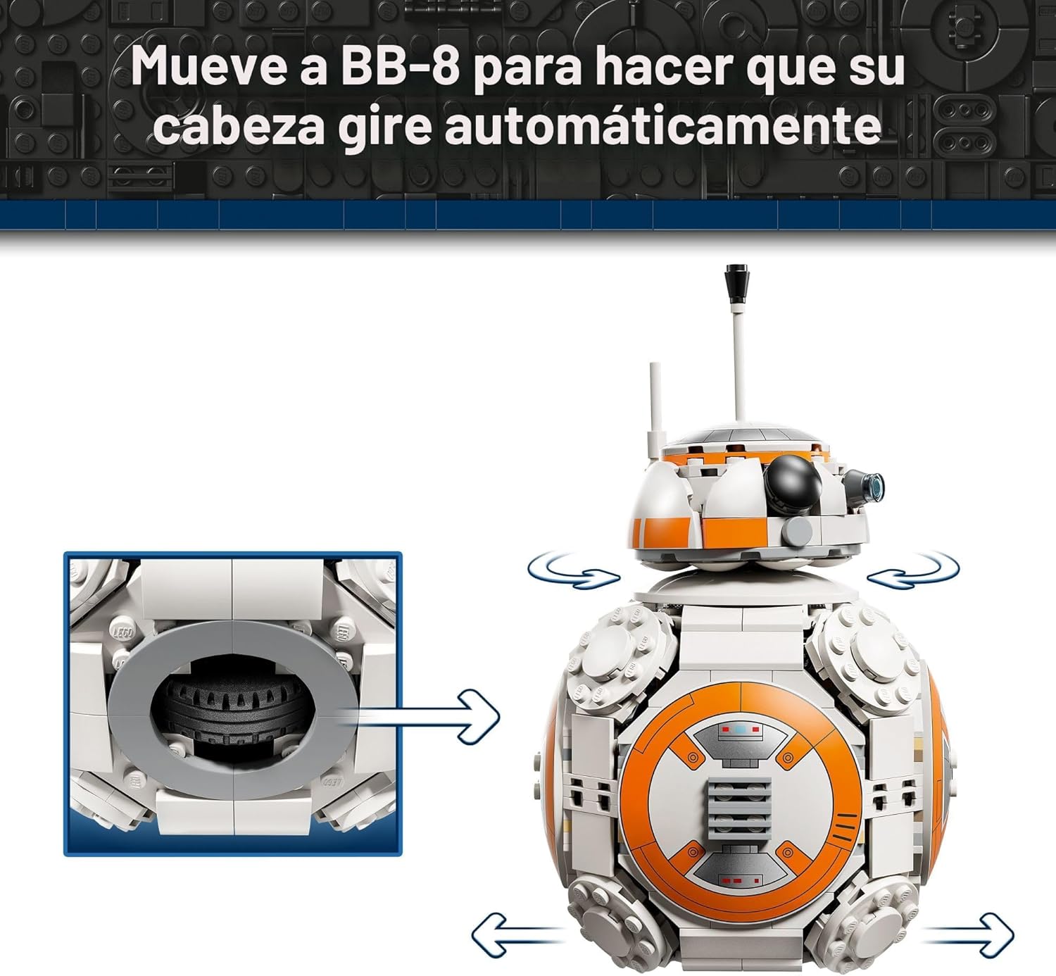 LEGO Star Wars BB-8 Astromech Droid Juguete de construcción para ni...