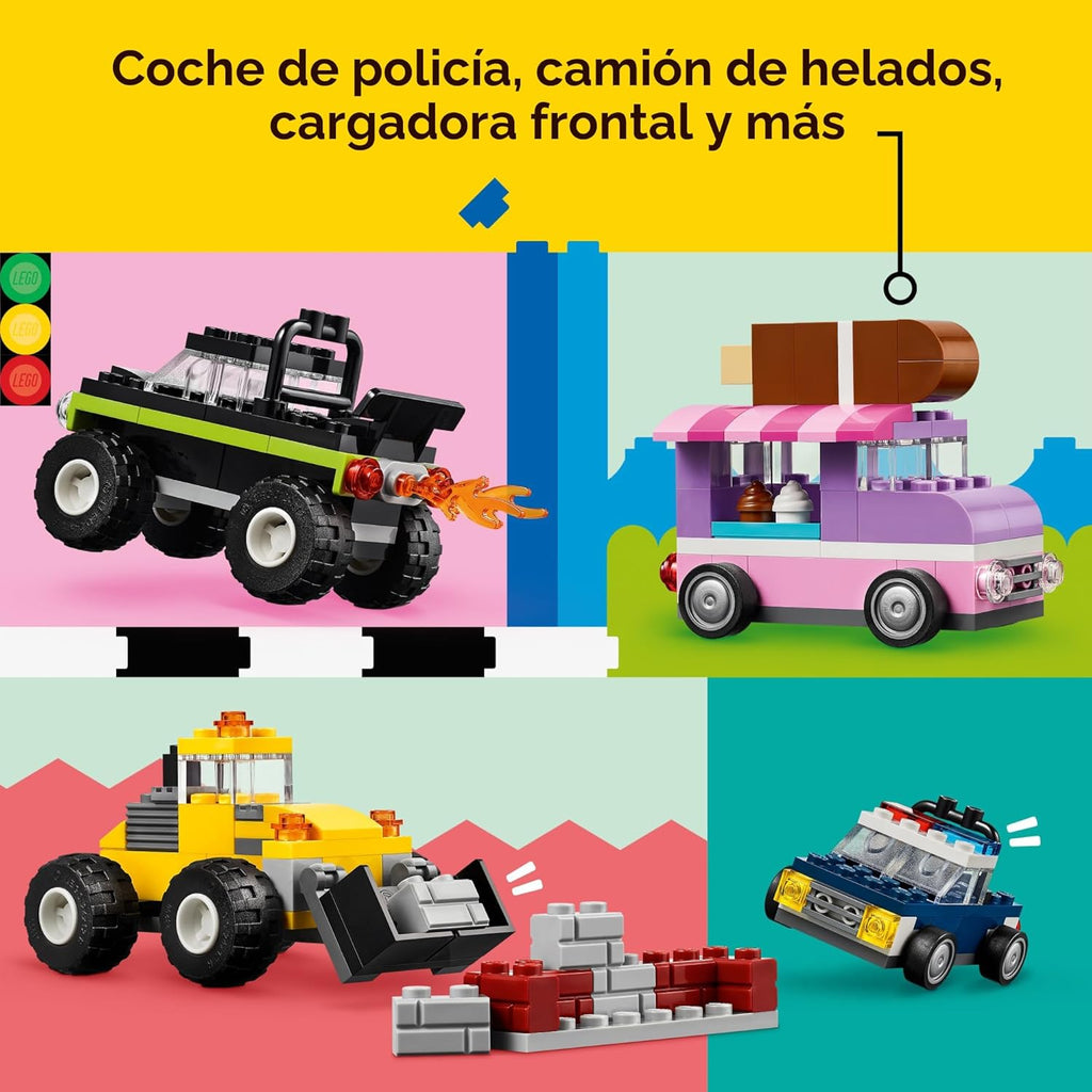 LEGO Vehículos creativos clásicos, kit de construcción de ladrillos...