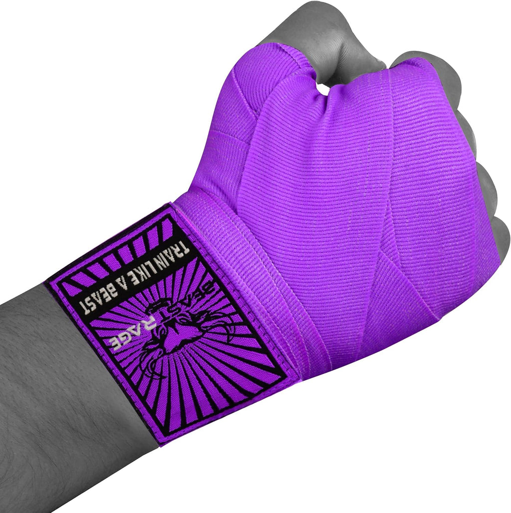 BEAST RAGE Vendas para manos de boxeo para MMA Kickboxing, muñequer...