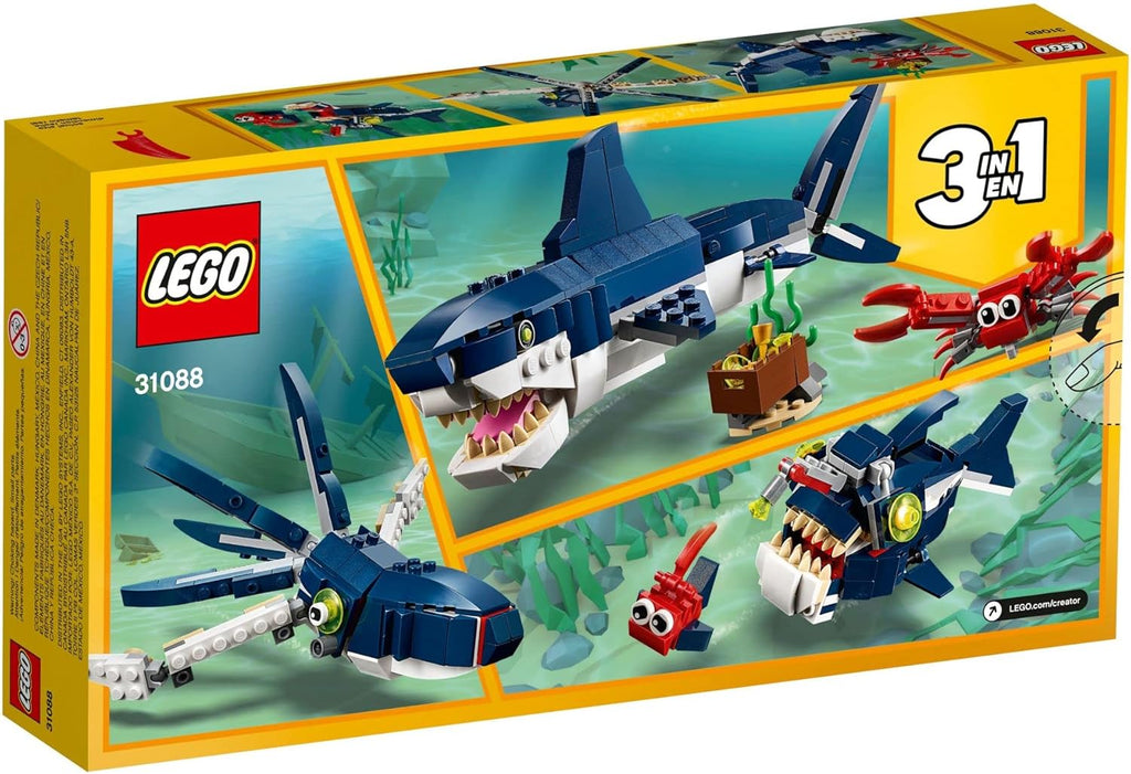 Lego - Bloque de construcción de Criaturas de las profundidades mar...