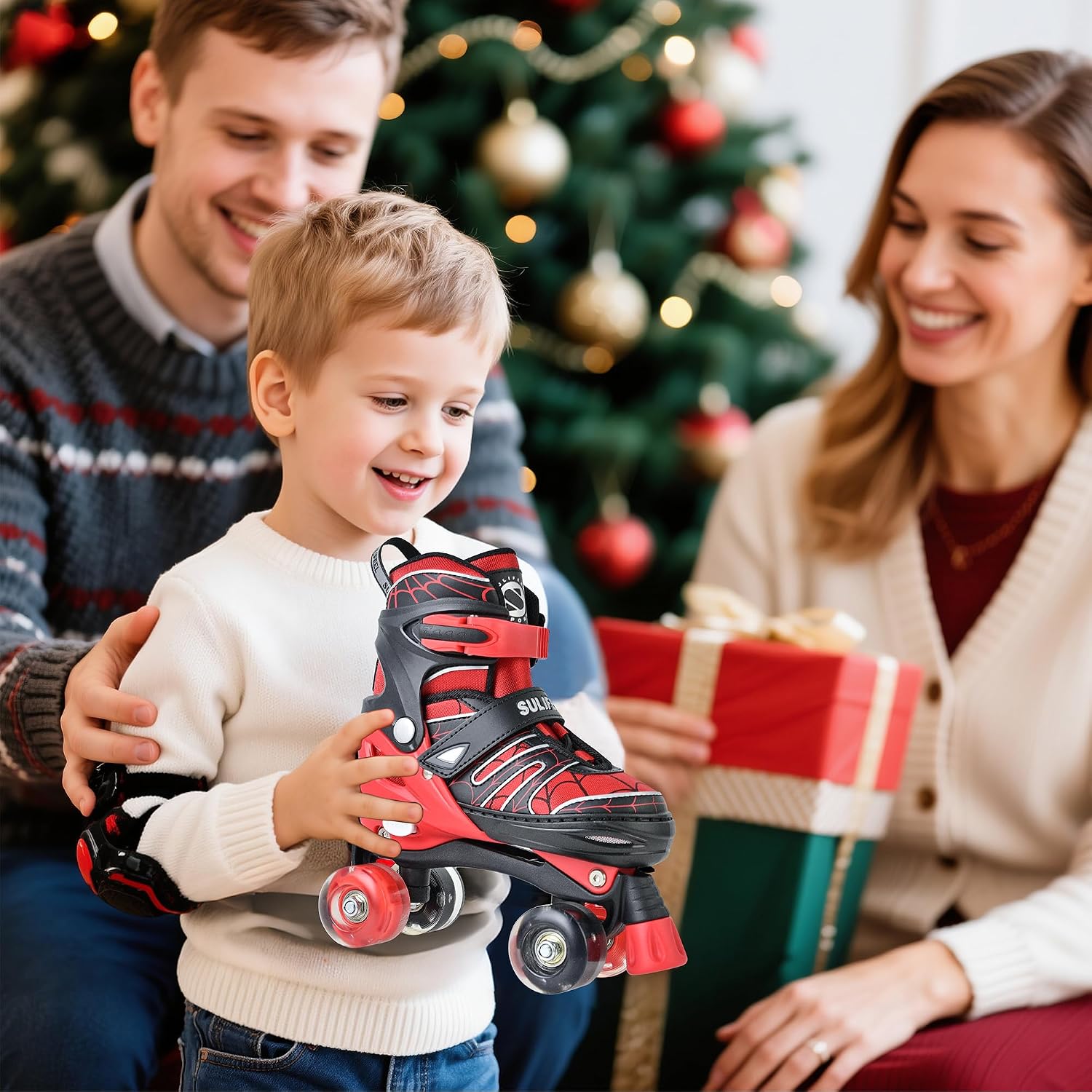 SULIFEEL - Patines ajustables para niños para niños de 3-5, 5-8, 6-...