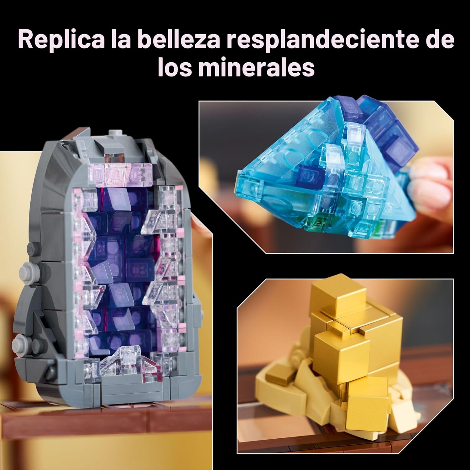 LEGO Ideas Mineral Collection - Juego de construcción para adultos,...