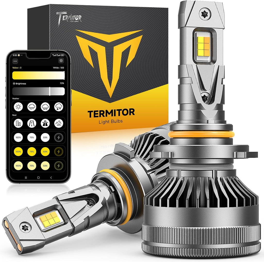 Termitor 9005\/HB3 - Bombillas inteligentes, hasta 15 x 0-106,000 l...