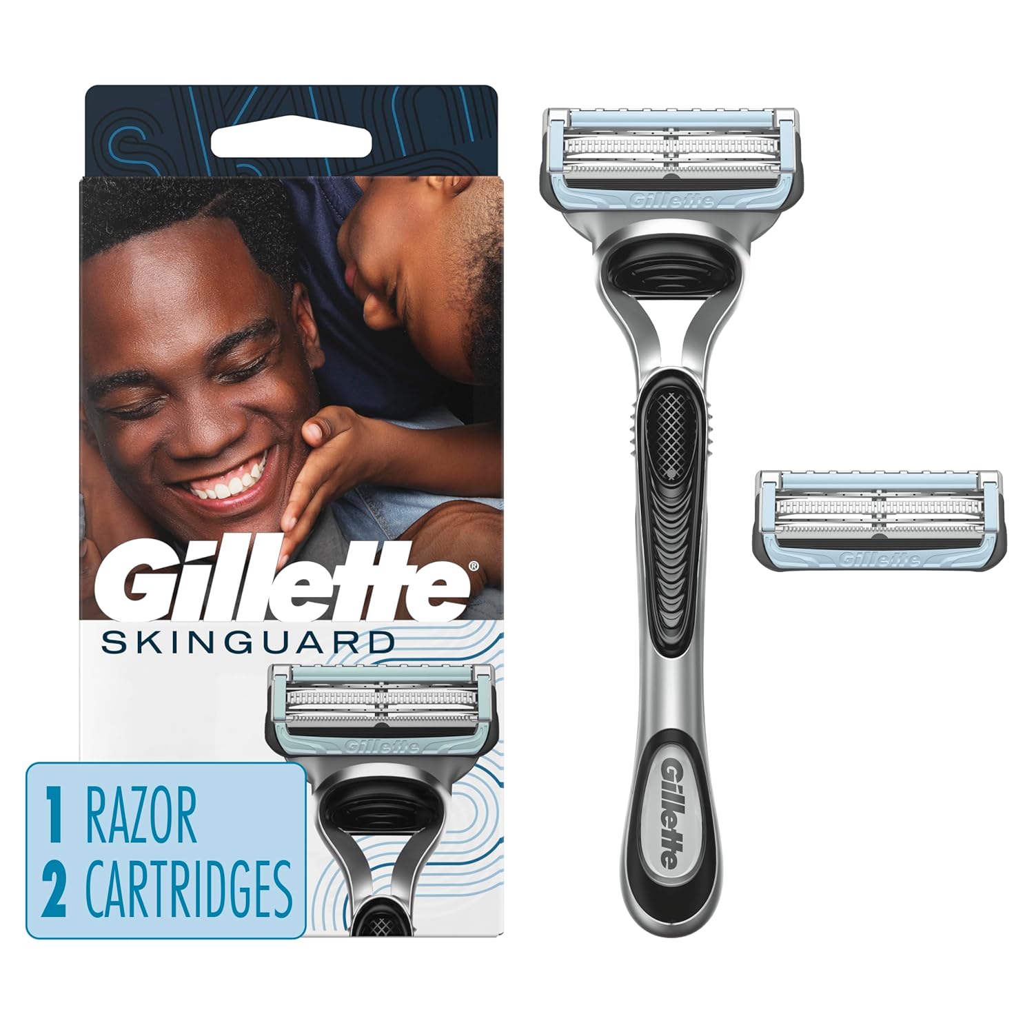 Gillette SkinGuard - Maquinillas de afeitar para hombres, 1 mango d...