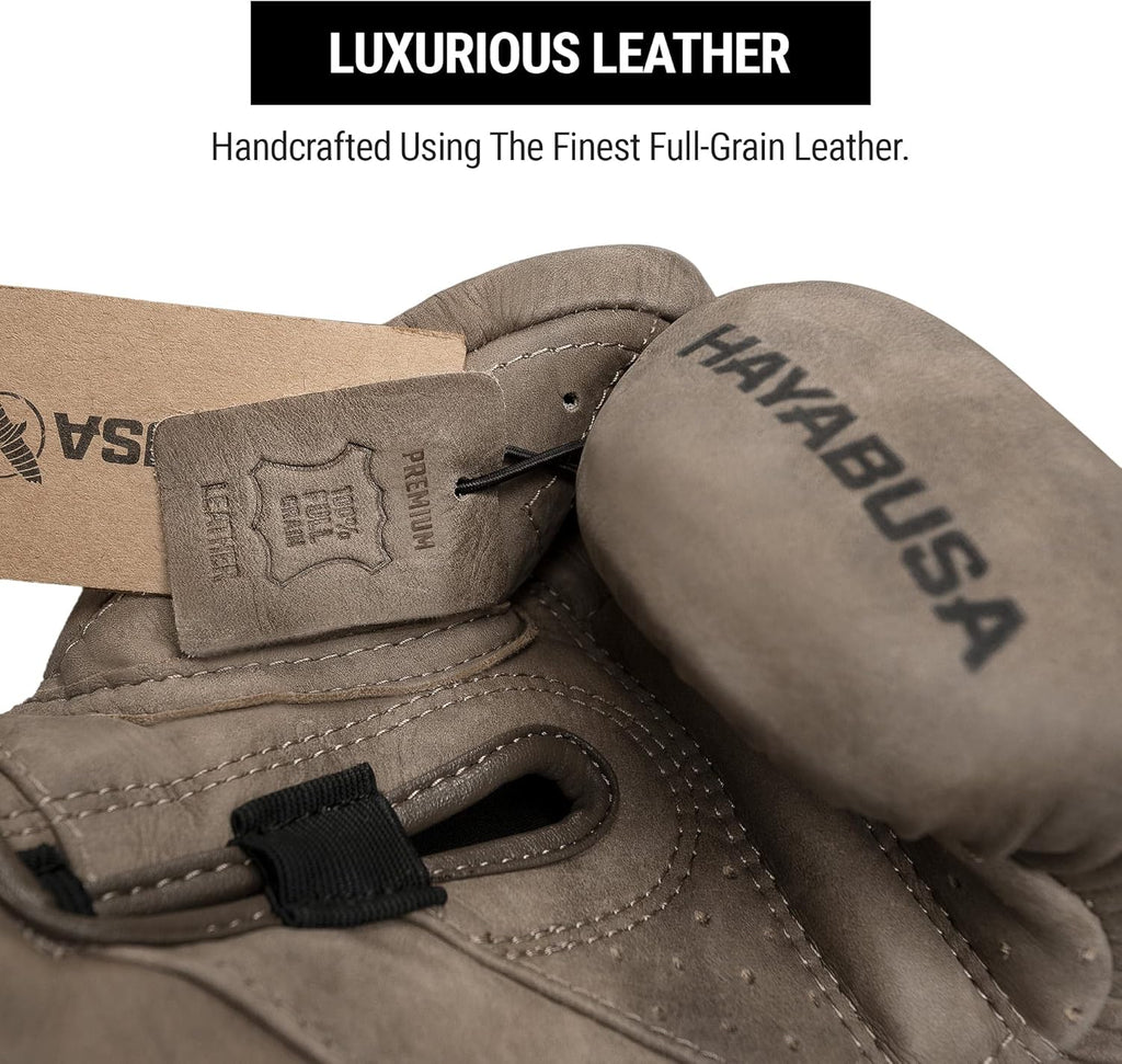 Guantes de boxeo de cuero Hayabusa T3 LX para hombres y mujeres par...