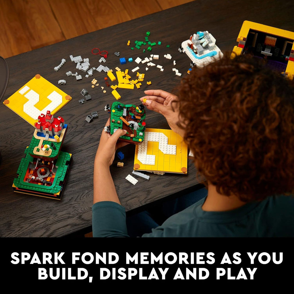 LEGO Super Mario 64 Question Mark Block 71395, conjunto de modelo 3...