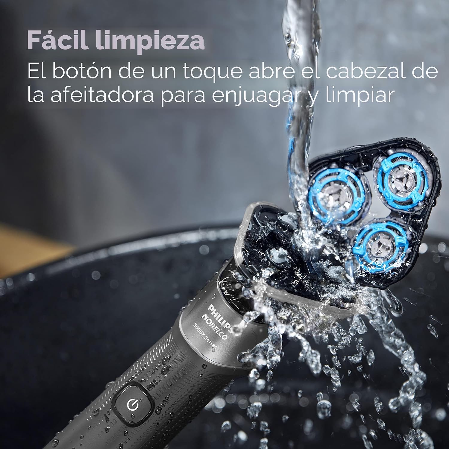 Philips Norelco Shaver 5000X, afeitadora recargable en seco y húmed...