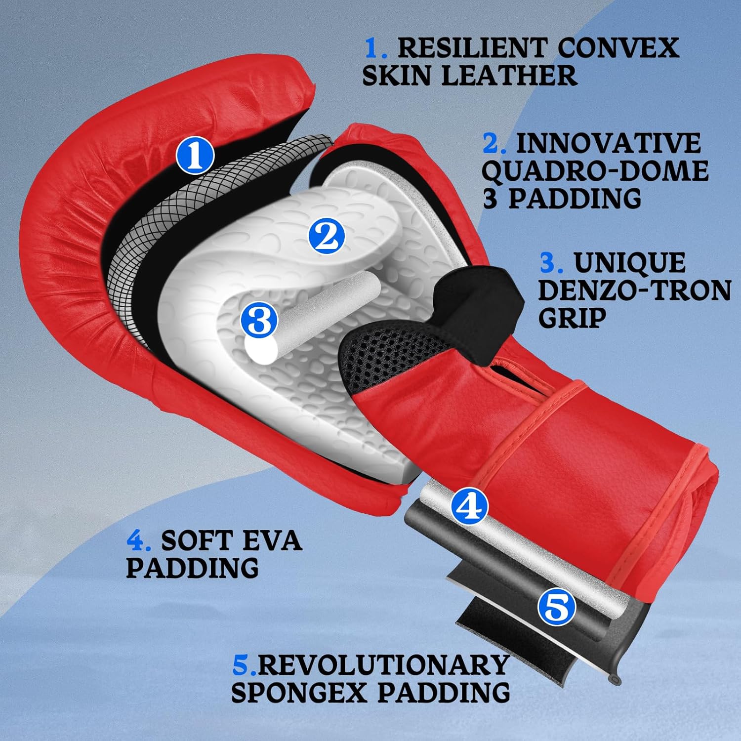 Guantes de boxeo para hombres y mujeres, guantes de entrenamiento y...