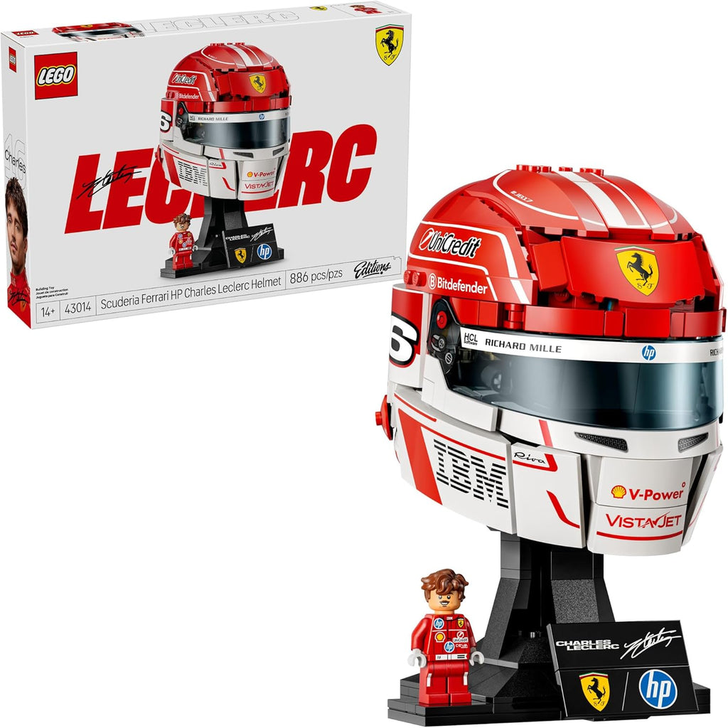 LEGO Editions Scuderia Ferrari HP Charles Leclerc Casco \u2013 Jueg...