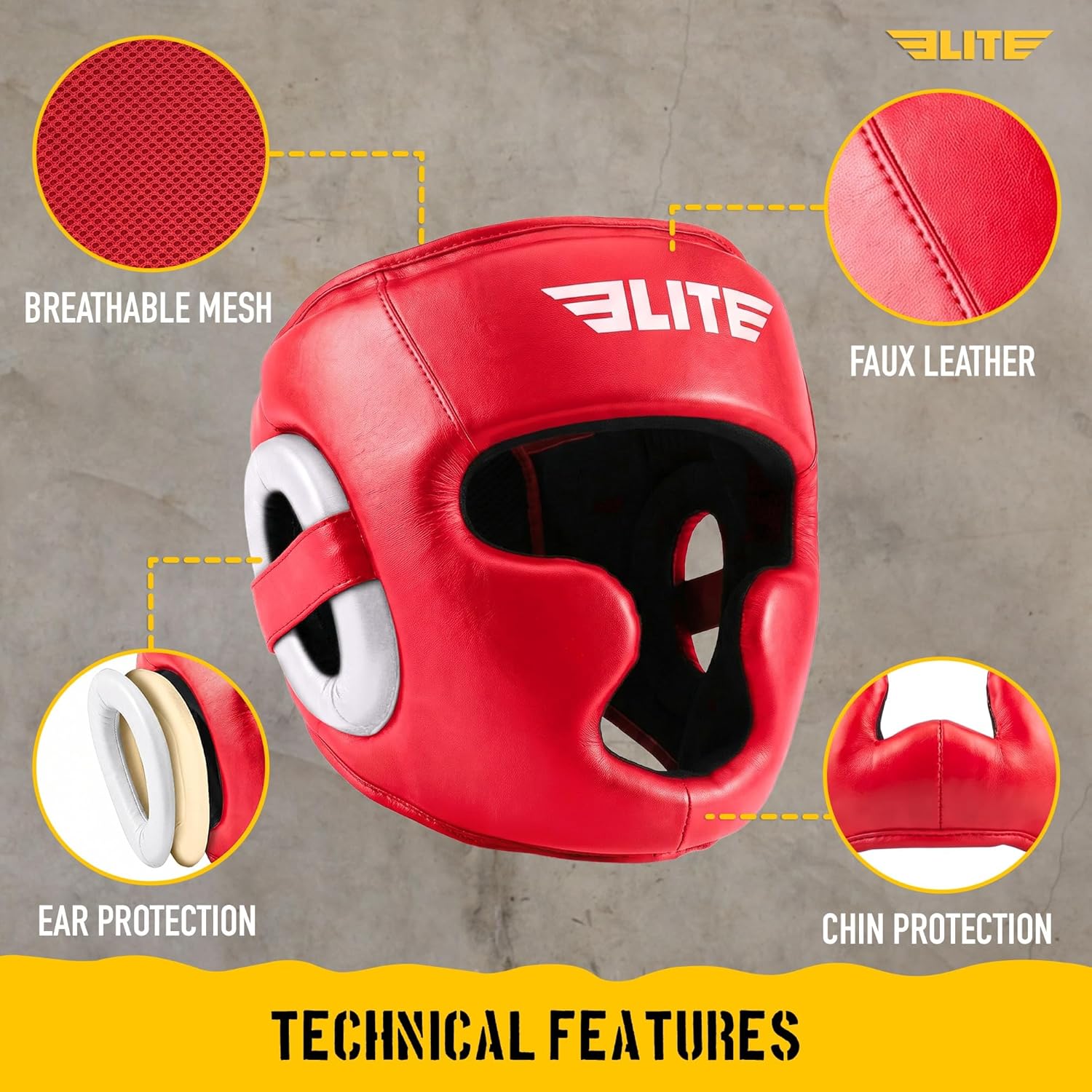 Elite Sports Mejor Casco de Boxeo, Protector de Cabeza de Seguridad...