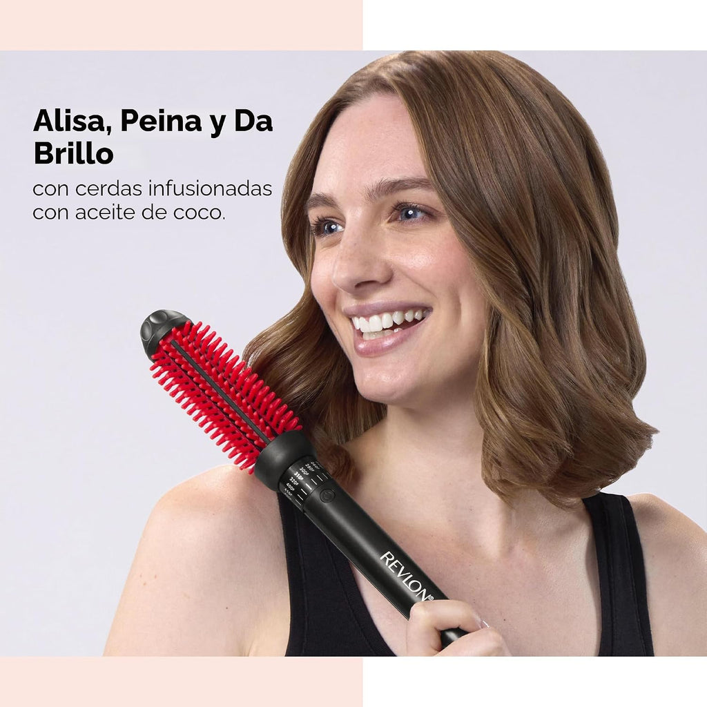 REVLON Nuevo y Mejorado SmoothStay Cepillo para Cabello con Calefac...