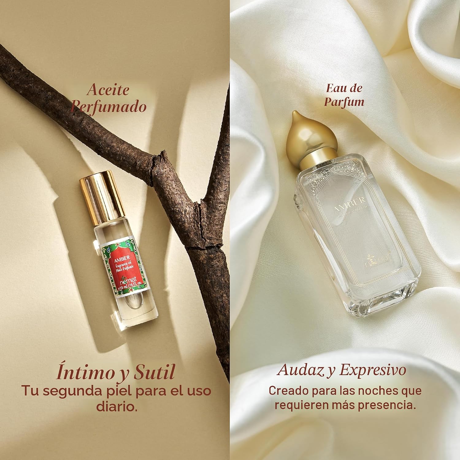 Nemat International Aceite de perfume ámbar Roll-On \u2013 Perfume...