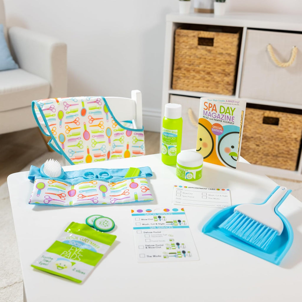 Melissa &amp; Doug Love Your Look - Set de juego de salón y spa