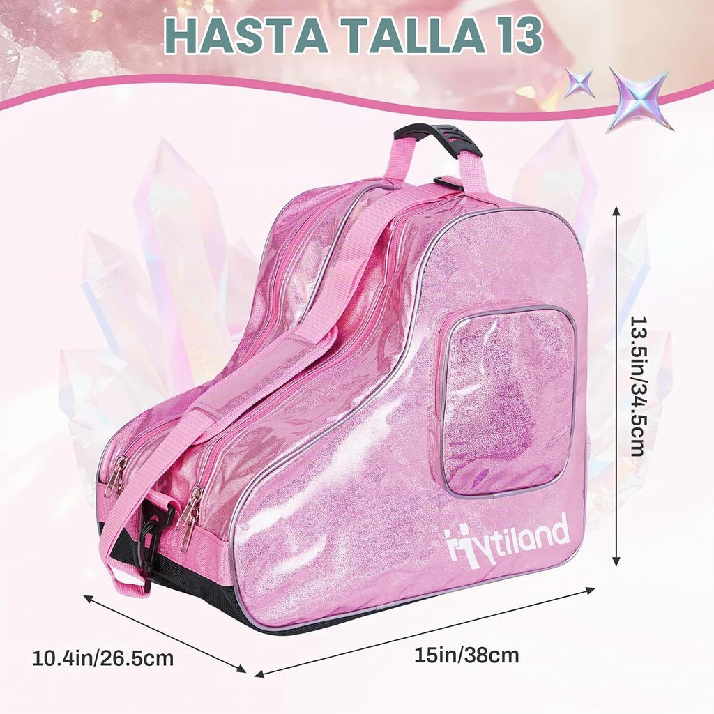 Hytiland Roller Skate Bag for Inline Skates Ice Skates and Figure S...