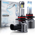TECHMAX HB3 9005 Foco antiniebla con ventilador, 600% de brillo, 65...