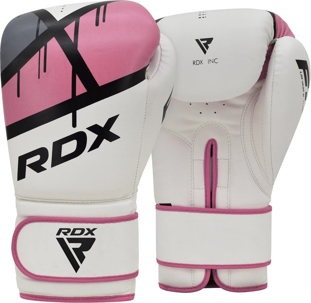 RDX Guantes de boxeo para mujer, para entrenamiento, Muay Thai Maya...