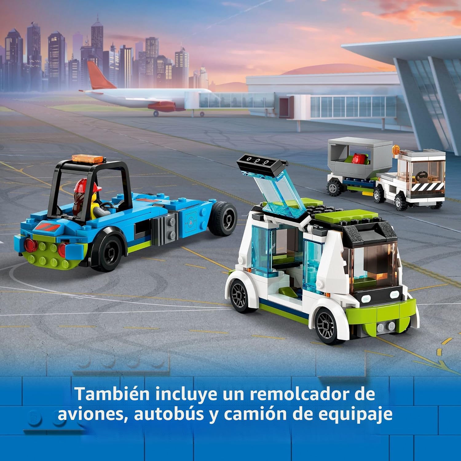 LEGO City Passenger Airplane Toy \u2013 Juego de construcción para...