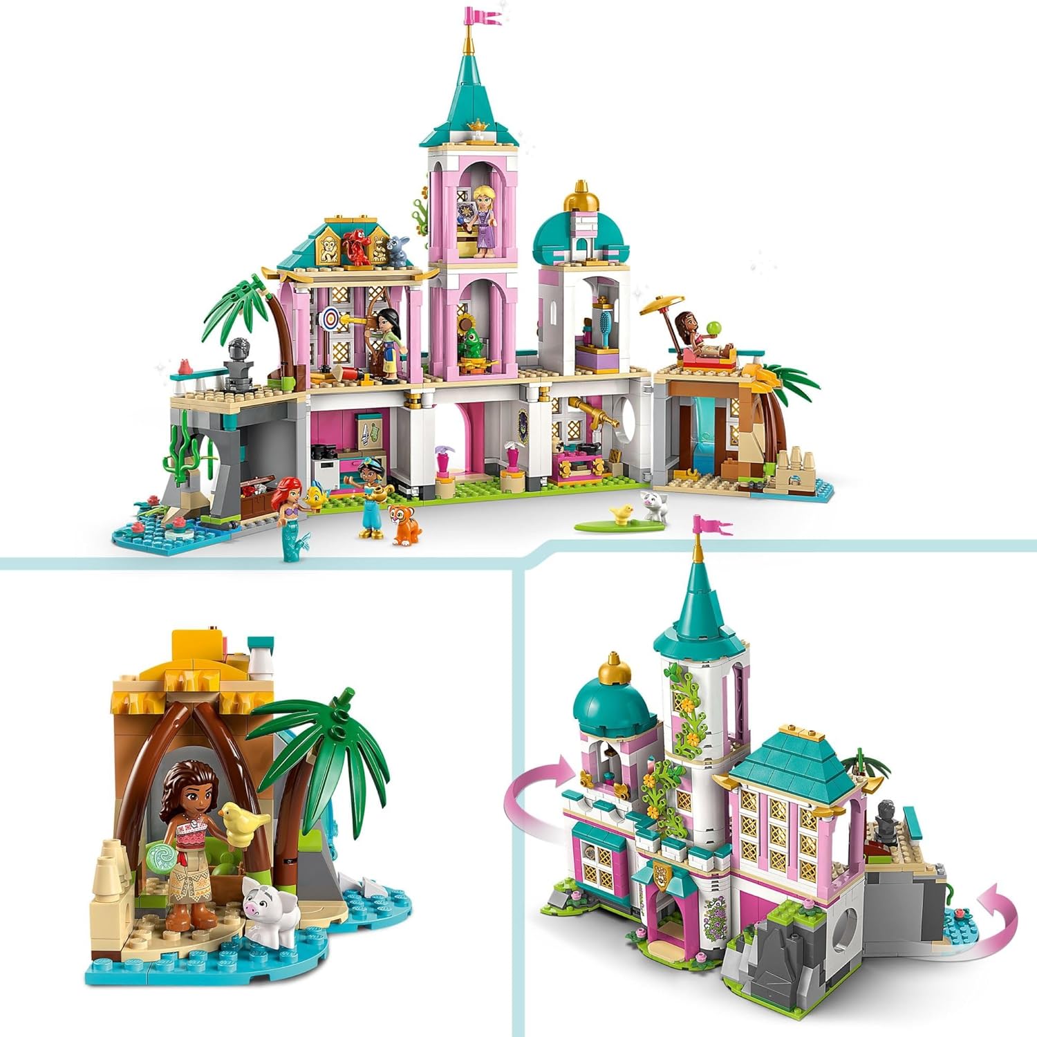 LEGO Disney Princess Castillo y Mascotas Reales Juguetes Infantiles...
