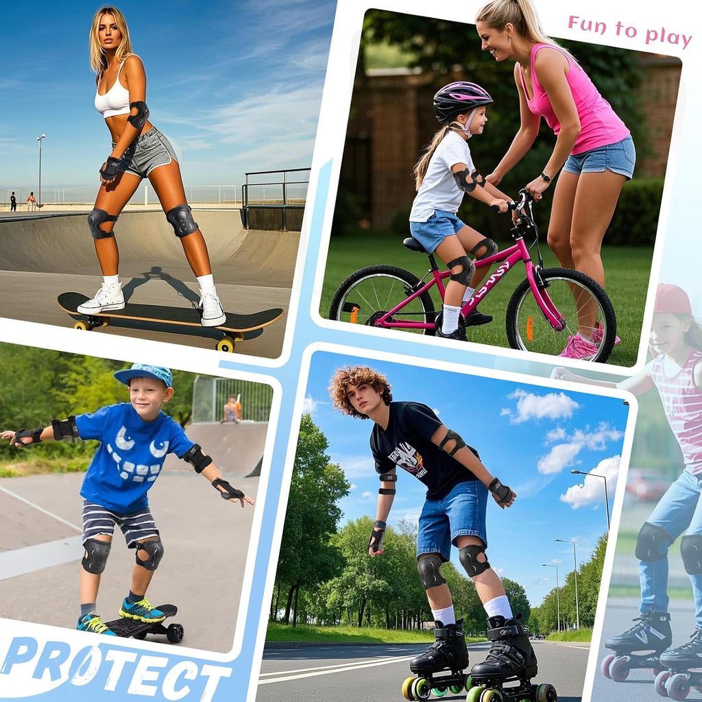Rodilleras para niños\/jóvenes\/adultos, coderas con protectores de...