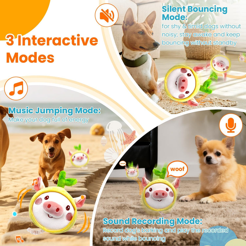Hanarook Juguetes Interactivos para Perros, [Recientemente Mejorado...