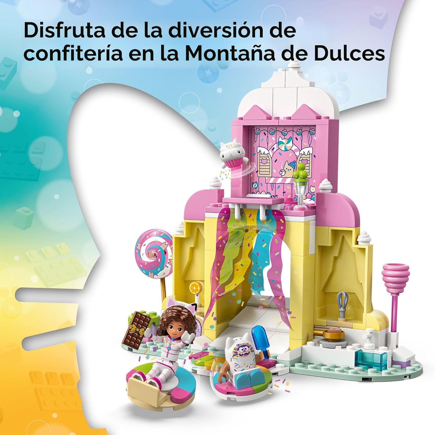 LEGO Gabby's Dollhouse Sweet Treat Mountain &amp; Kitty Garden...