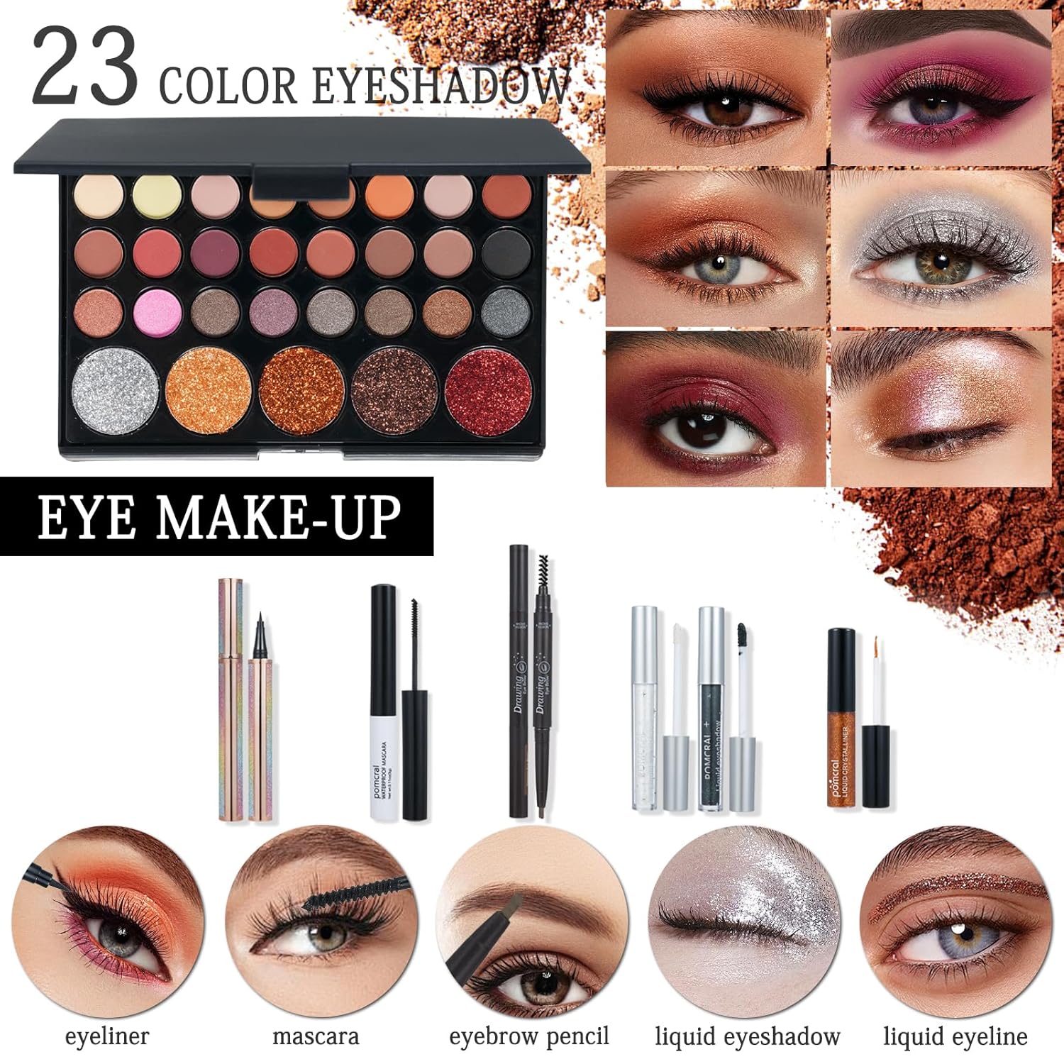Kit de maquillaje, juego completo de maquillaje para mujeres, kit d...