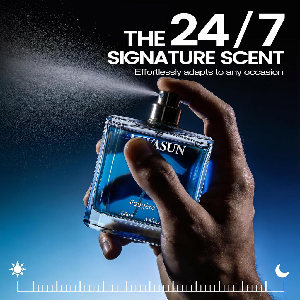 MivaSun Colonia de lujo para hombres, 3.4 fl oz \/ 3.4 onzas líquid...