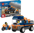 LEGO City Motorcycle Transporter - Juguete de construcción para niñ...