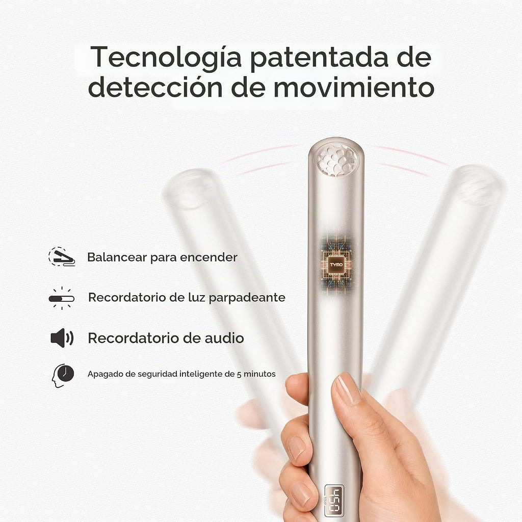 TYMO - Plancha plana 2 en 1 con calentamiento rápido de 10 segundos...