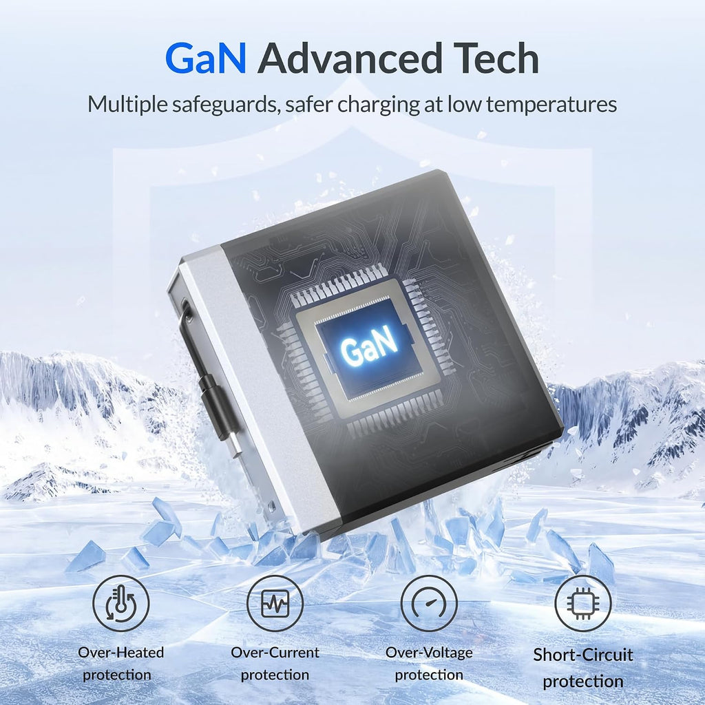 Gitryin Bloque de cargador retráctil de 140 W para MacBook múltiple...