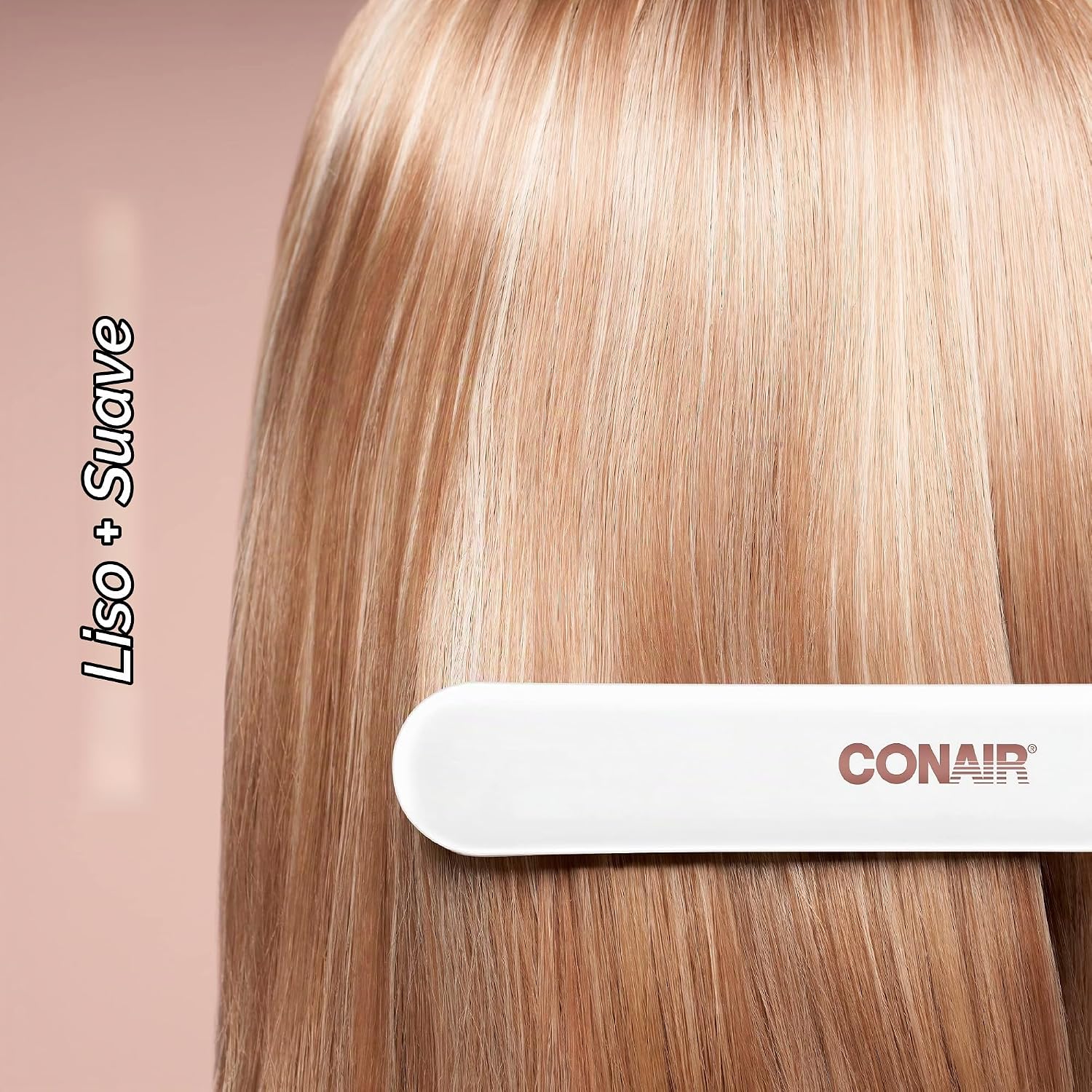 Conair Plancha plana de cerámica doble, plancha de pelo de 1 1\/4 p...