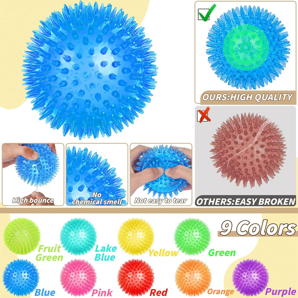 UZLU 12 Piezas Pelotas de Juguete Chirriantes para Perros de 4.5 pu...