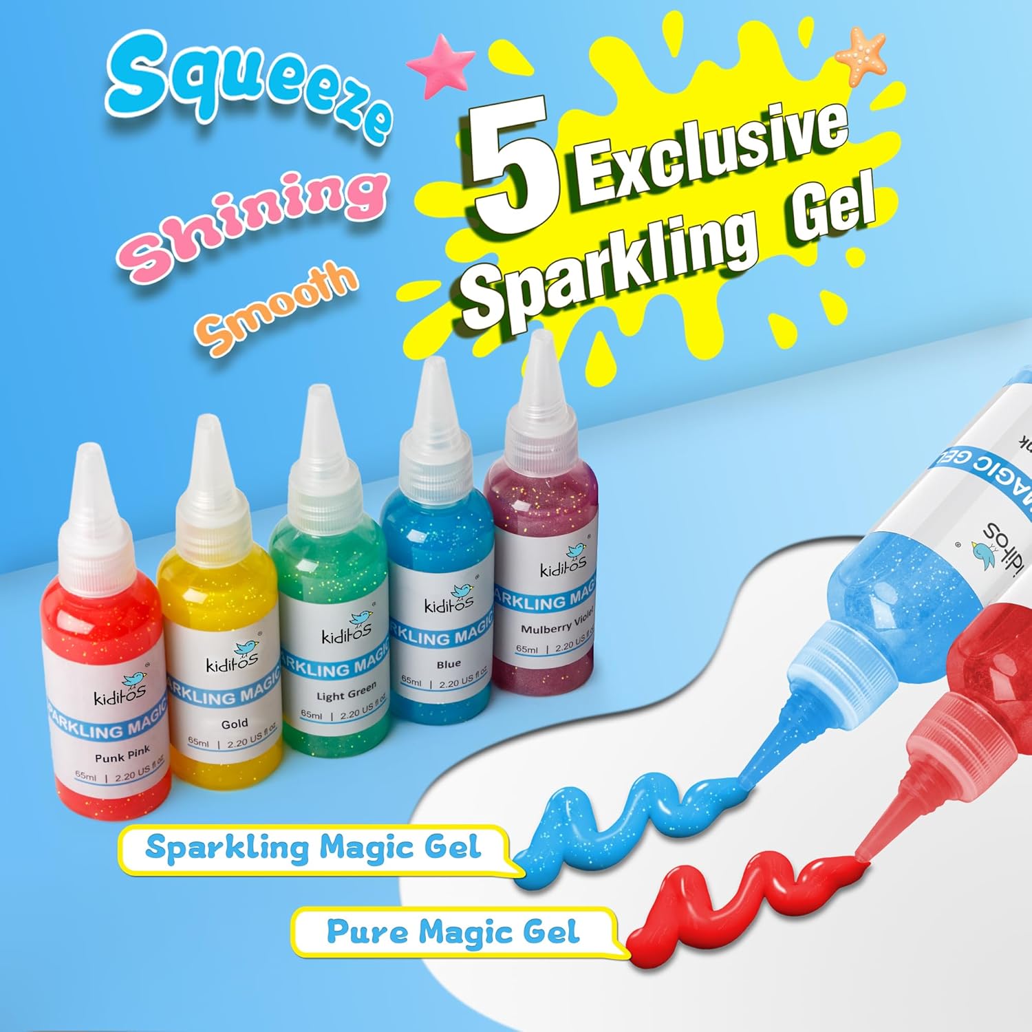 Kit de juguete mágico de elfo acuático Kiditos \u2013 Squishies par...