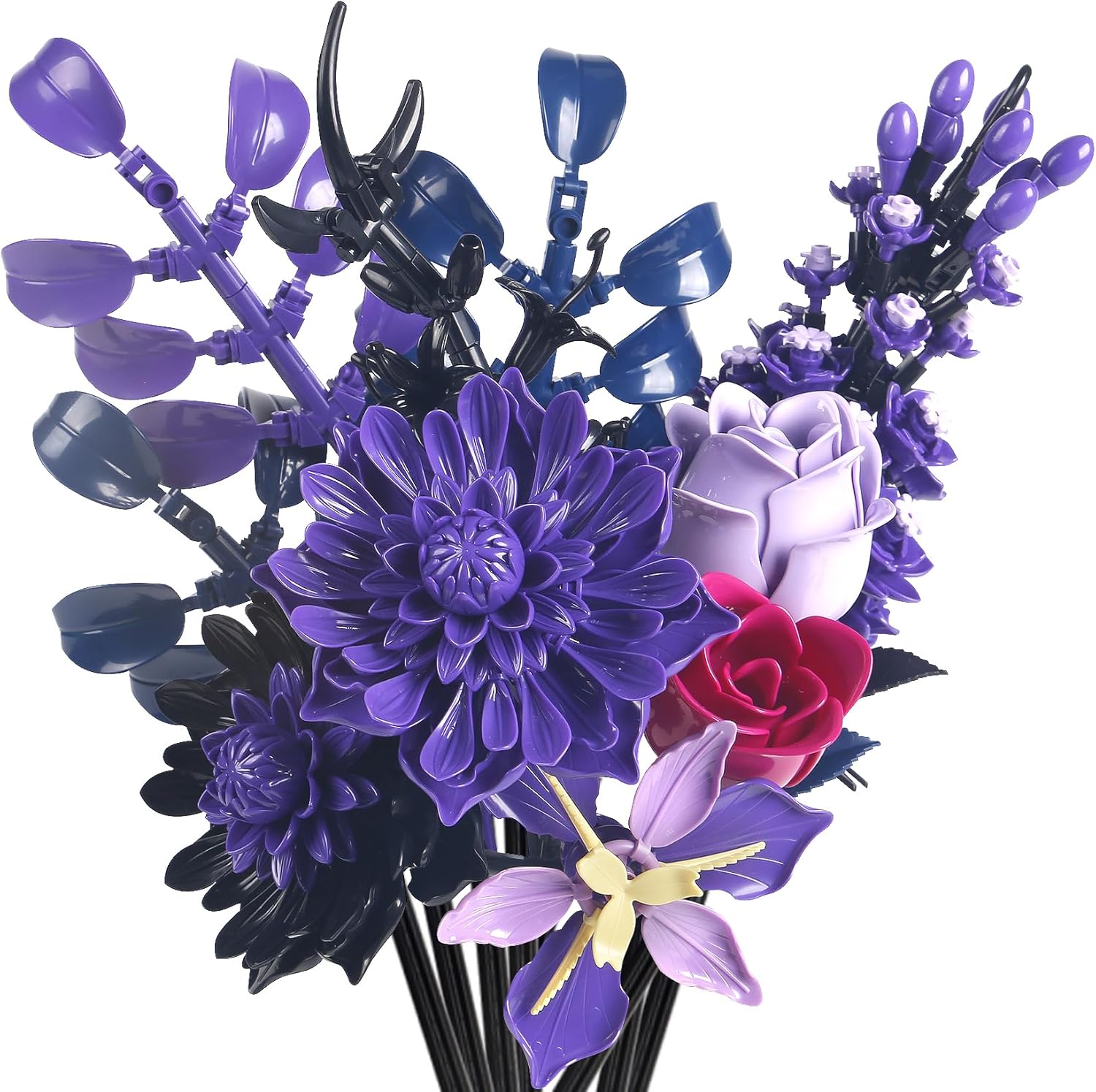Exquiste - Bloques de construcción de ramo de flores compatibles co...