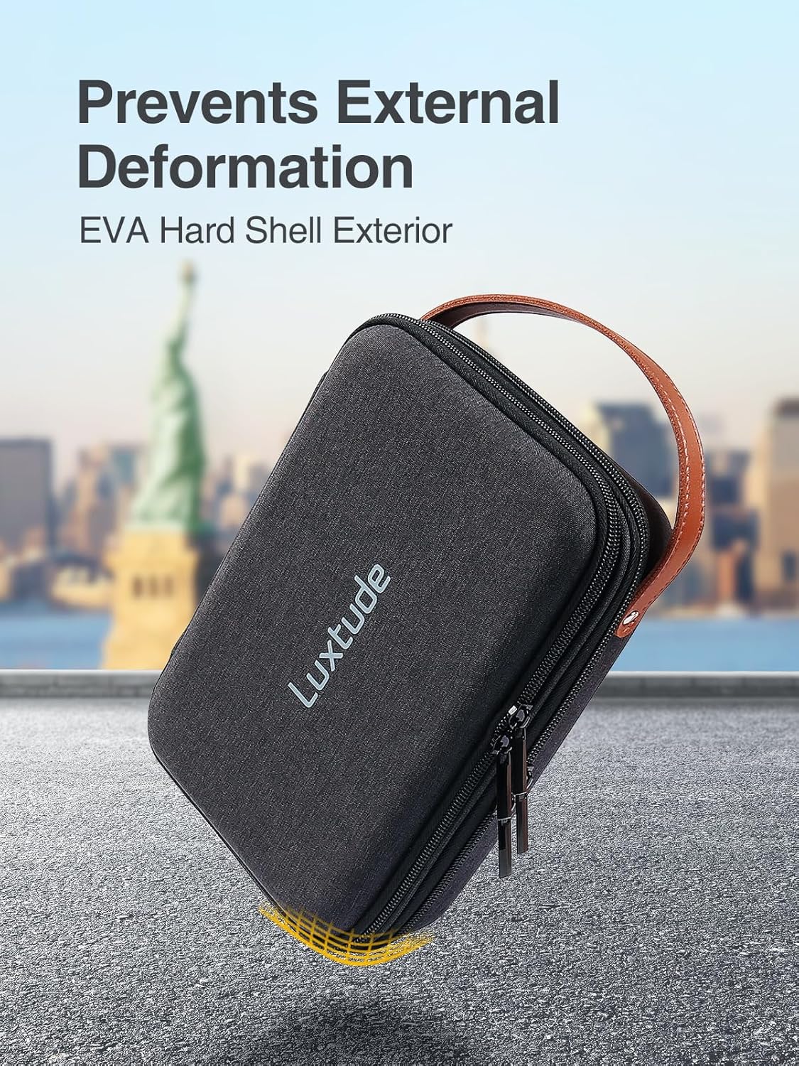 Luxtude Estuche para cortapelos, maletines portátiles de viaje para...