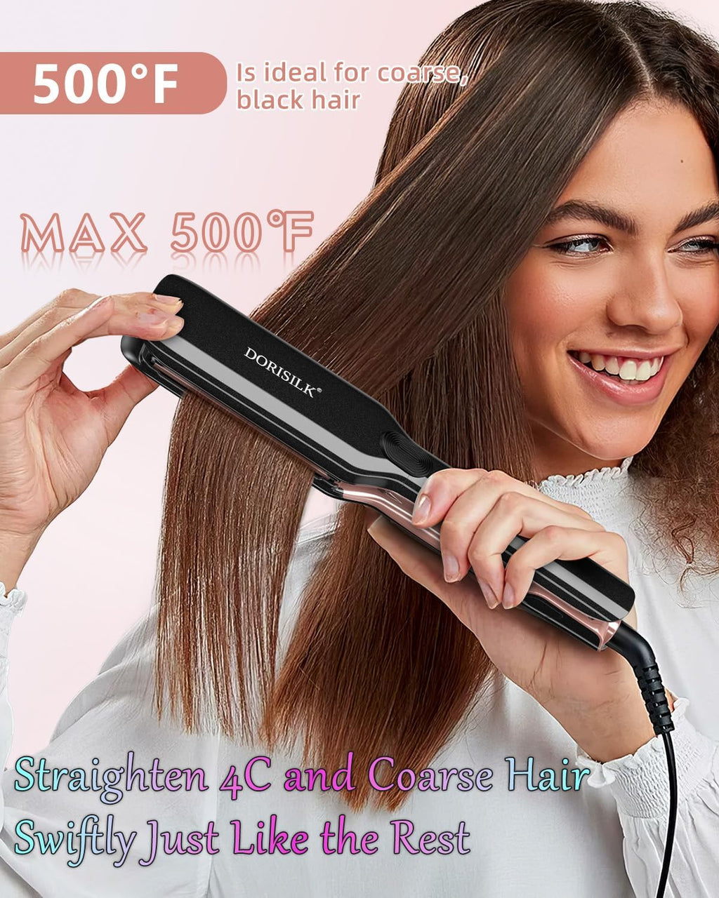 DORISILK Alisador de pelo profesional de alta temperatura de 500 gr...