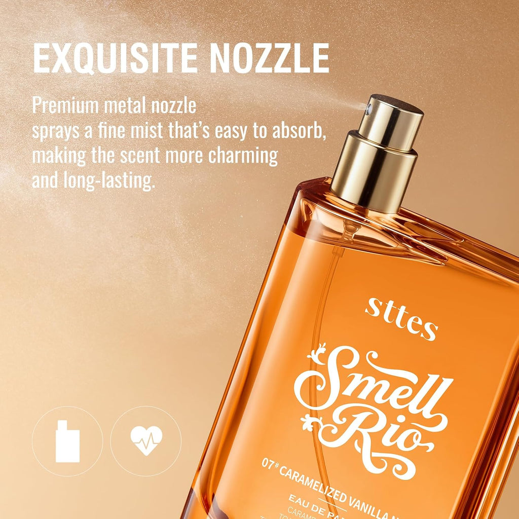 Sttes Smell Rio 07 - Perfume de vainilla caramelizada para mujer |...
