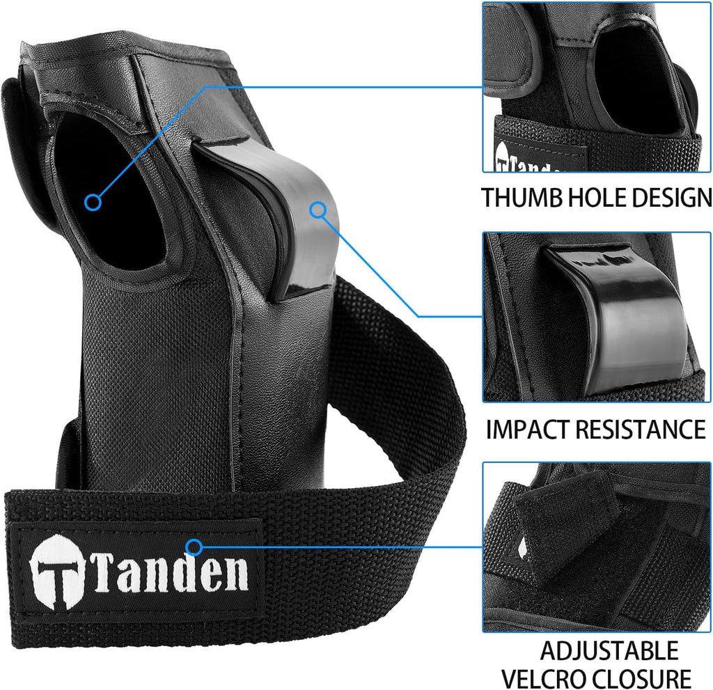 Tanden - Protectores de muñeca para patinaje, equipo de protección...