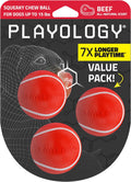 Playology Juguetes para perros | Bola masticable chirriante \u2013...