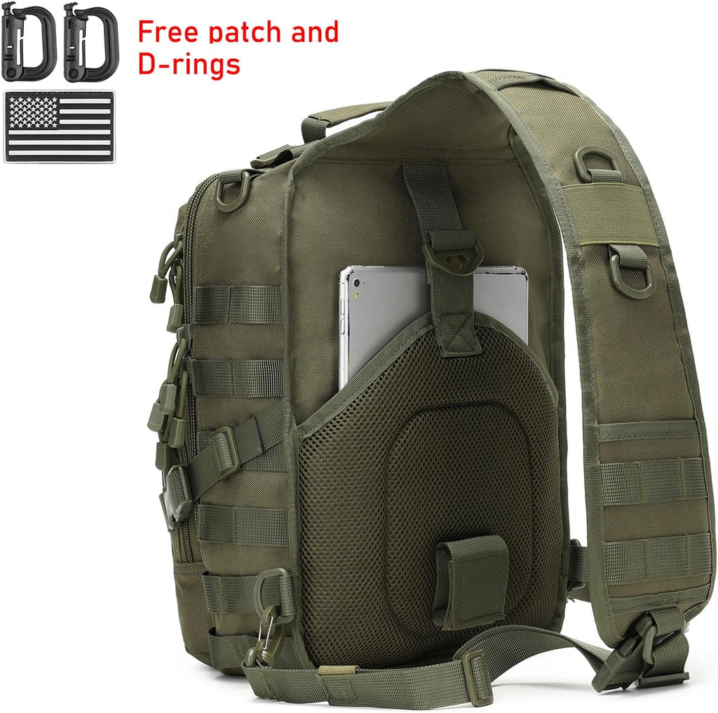 Lemubeane Mochila Táctica con Bandolera Militar Rover Bolso de Homb...