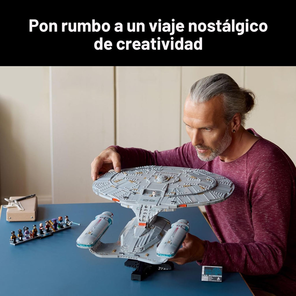 LEGO Icons Star Trek: U.S.S. Enterprise NCC-1701-D - Juegos de cons...