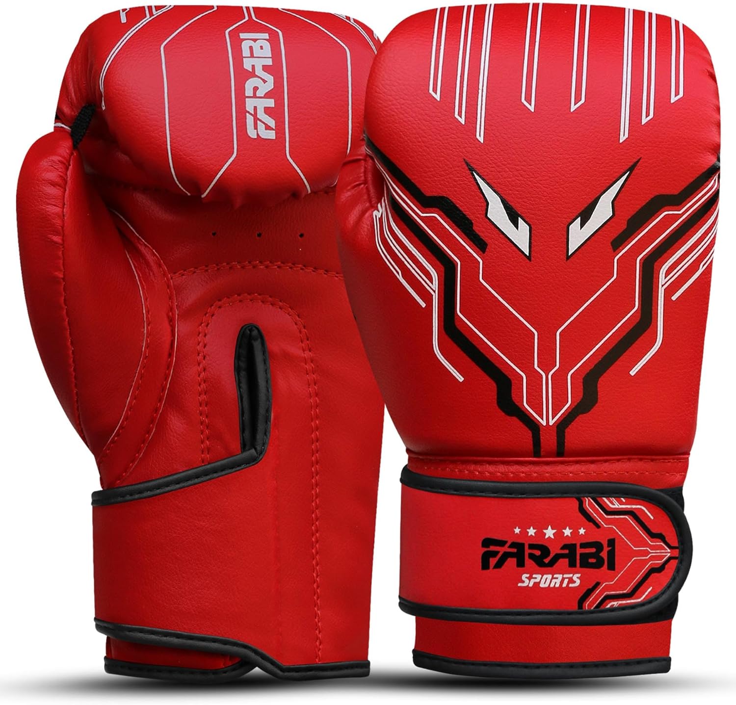 Farabi Sports Guantes de boxeo para niños y niñas, guantes de kickb...