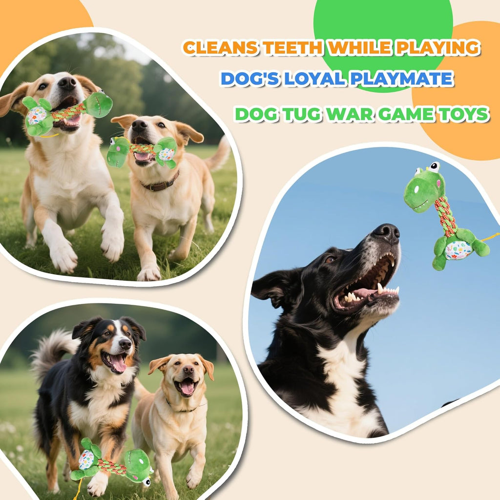 DSUMD Knots Twists Juguete para Perros, Juguete de Cuerda Chirriant...