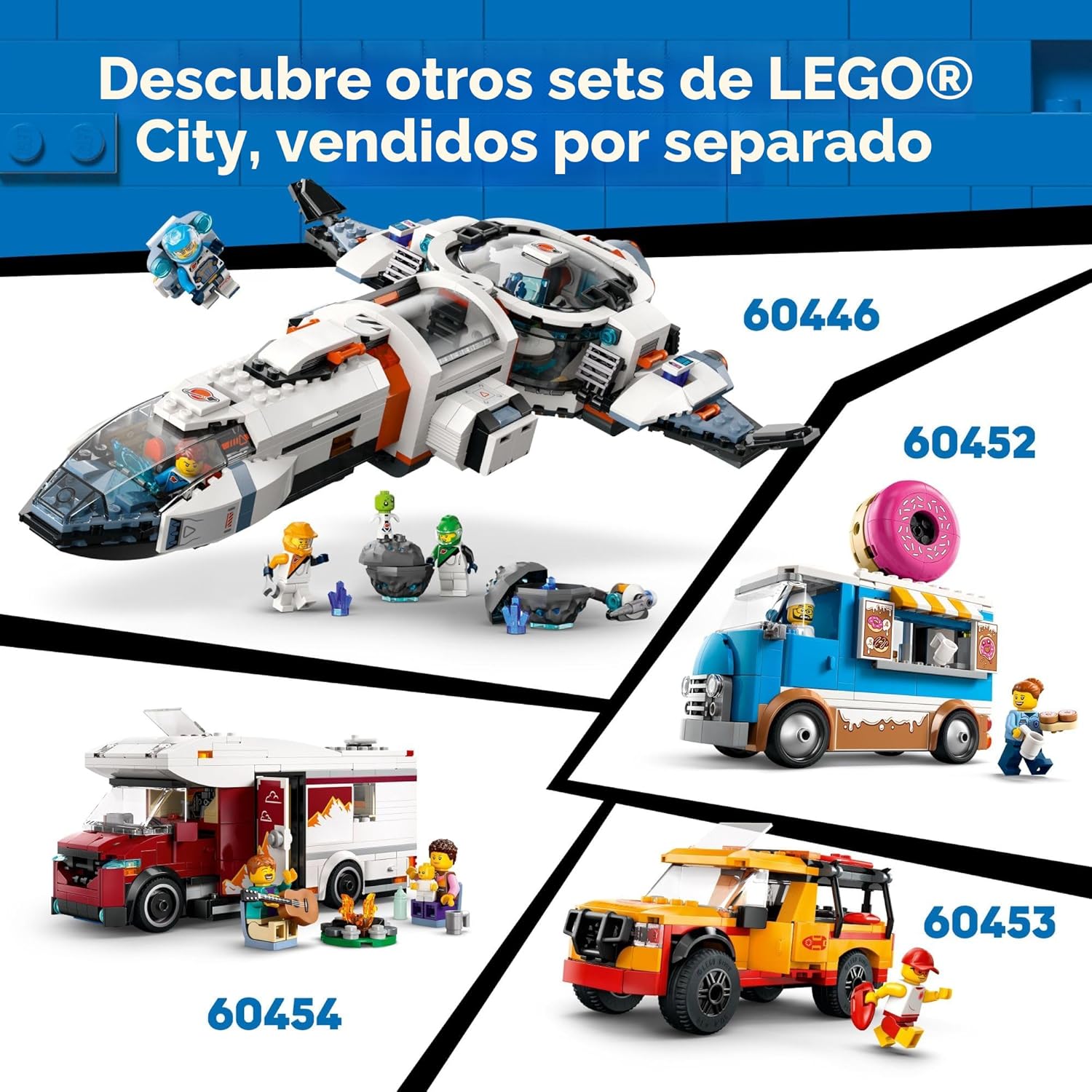 LEGO City - Furgoneta de Vacaciones de Aventura Festiva 60454 - Jue...