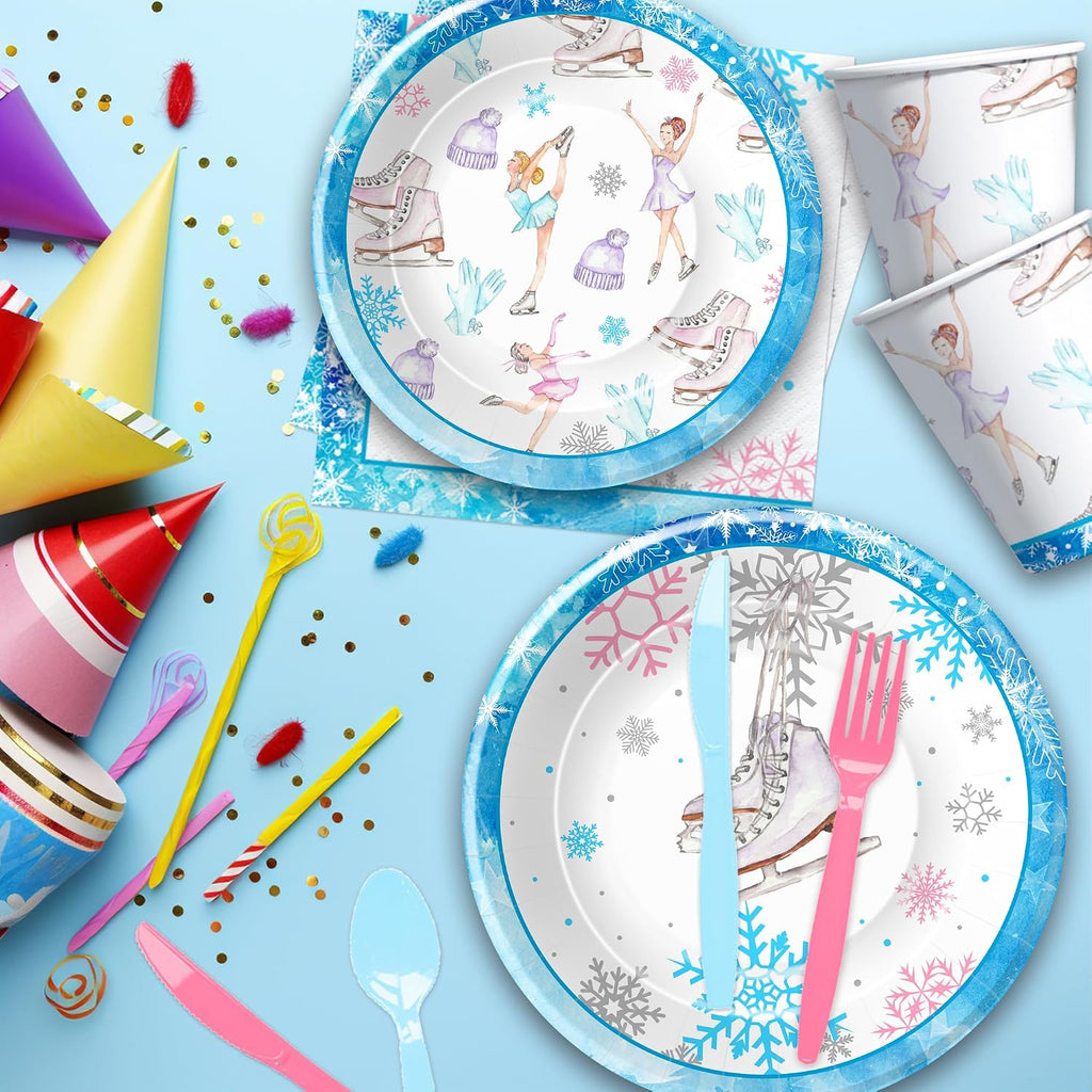 YJRJSC - Vajilla para decoración de fiesta de cumpleaños para niña,...