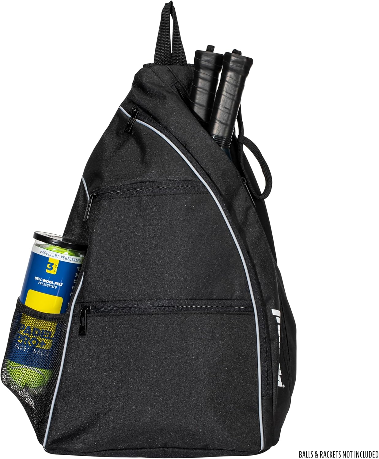 Franklin Sports Padel Bag - Mochila Sling Bag Padel Hombre + Mujer...